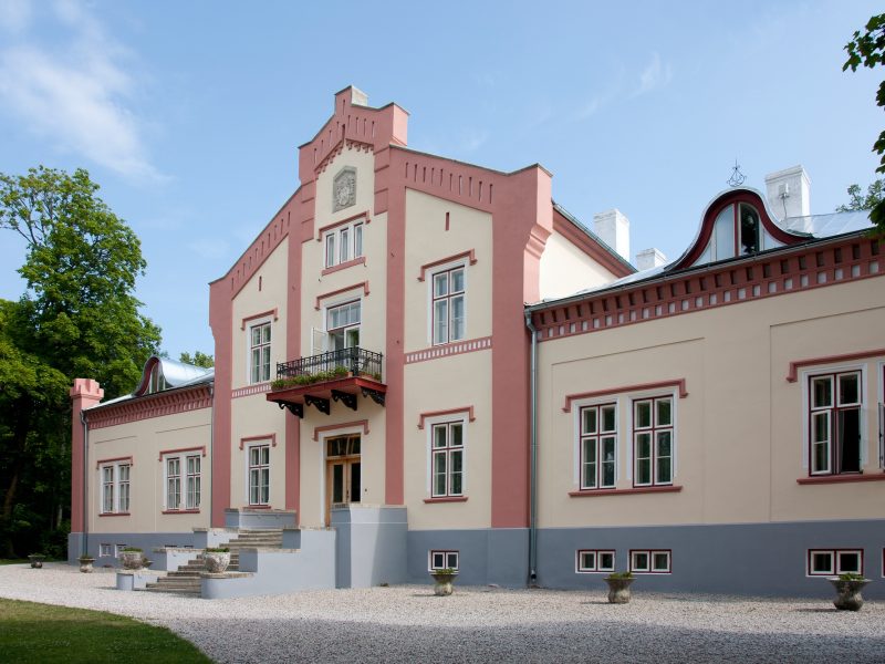 A historic house facade