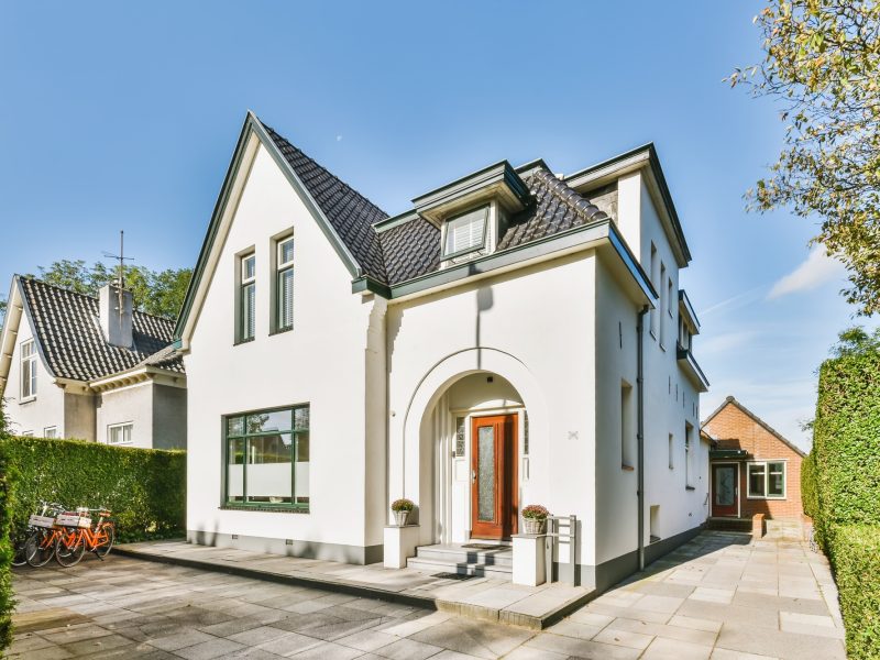 Beautiful facade of house